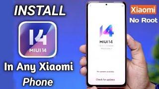 How To Install MIUI 14 In Any Xiaomi Phone | How To Install MIUI 14 |Install MIUI 14 in Redmi Phone