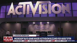 Microsoft buys Activision Blizzard for $68.7 billion in historic deal | LiveNOW from FOX