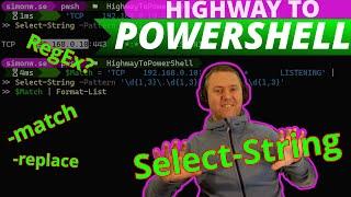 POWERSHELL TUTORIAL REGEX, MATCH AND REPLACE [Highway to PowerShell - Episode 8]
