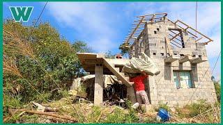 The young man built his own small house | Workers HD
