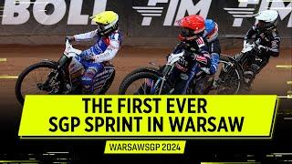 THE FIRST EVER #SGPSprint  #WarsawSGP 2024 | FIM Speedway Grand Prix