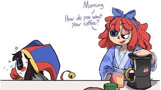 Pomni and Ragatha's MORNING ROUTINE!! (The Amazing Digital Circus Comic Dub)