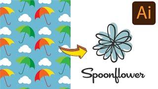 Illustrator 2022 to Spoonflower - Prepare & Export Patterns the easy way