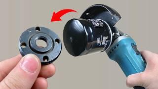 I created the MOST reliable disc for angle grinder from an OIL FILTER! Eternal super disc