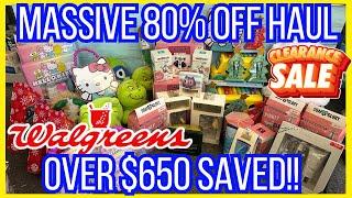 HUGE WALGREENS 80% OFF CLEARANCE HAUL‍️WALGREENS RUN DEALS SAVE BIG #walgreens #clearance