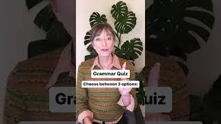 Grammar Quiz #shorts #english #grammar