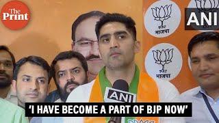 ‘Joined BJP for development of the country and to serve the people’: Boxer Vijendra Singh