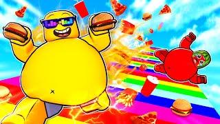 Becoming the FATTEST in Roblox (FAT RACE CLICKER)