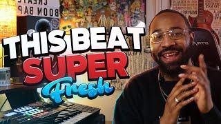 made a super fresh beat (making a boom bap beat)