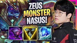 ZEUS IS A MONSTER WITH NASUS TOP! - T1 Zeus Plays Nasus TOP vs Corki! | Season 2024