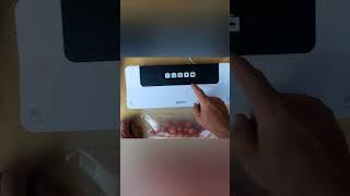 How to use SilverCrest Vaccum sealer from Lidl /Utiilizare aparat de vidat SilverCrest Lidl #shorts