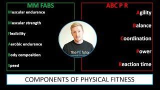 Components of Physical Fitness - BTEC Sport and GCSE PE