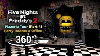 360°| Five Nights at Freddy's 2 Pizzeria Tour - Parts & Service [Part 4] (VR Compatible)