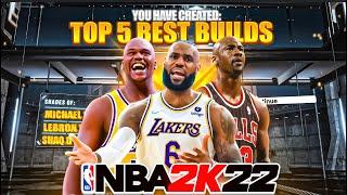 TOP 5 MOST OVERPOWERED BUILDS ON NBA 2K22 SEASON 3 BEST & MOST FUN BUILDS IN NBA 2K22!