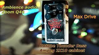 Ampeg Scrambler & Electro Harmonix Bass Soul Food @ampegtv @EHX  @HotoneAudio