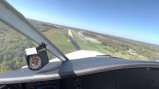 PA32-260 Power Off 180 with a little bounce