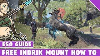 FREE Indrik Mount | How to get the free Indrik Mount in ESO!