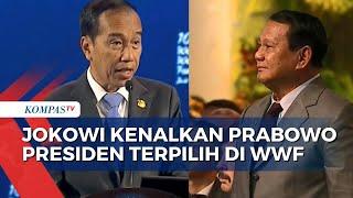 Momen Jokowi Kenalkan Prabowo Sebagai Presiden Terpilih di Forum WWF Bali