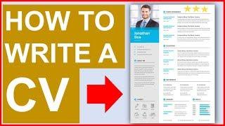 HOW TO WRITE A BRILLIANT CV! (CV Templates Included!)