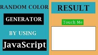 Random Color Generator Using JavaScript