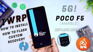 How to install Custom Recovery (TWRP, OrangeFox) in Poco F5, Install Permanente Recovery, Replace