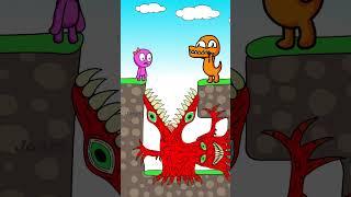 Blue saves his baby Pink | Rainbow Friends Funny Animation #shorts #animation #story