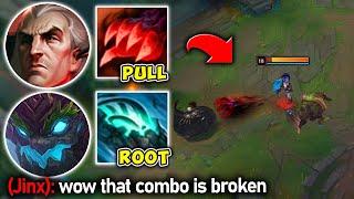 WE FOUND THE MOST DISGUSTING SYNERGY IN THE BOT LANE! (THE LOCK COMBO) - League of Legends