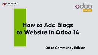 How to Add Blogs to Website in Odoo14 Community