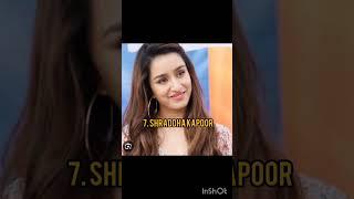 top 10 most beautiful actress in Bollywood #topvideos #india #aliabhatt #deepikapadukone