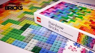 Lego Rainbow Bricks Puzzle Speed Build - 1000 Pieces