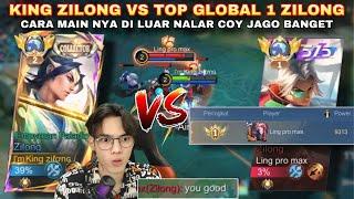 Ketika mantan global 1 zilong by1 vs Top global 1 Zilong, damage nya di luar nalar coy | MLBB