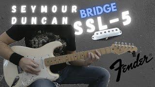 Seymour Duncan SSL-5 bridge pickup Test on Fender Stratocaster