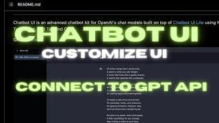 Custom GPT API Interface - Your Own Chatbot UI