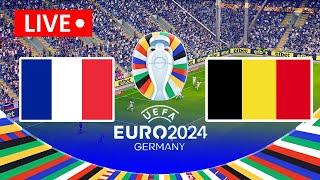 [LIVE] FRANCE VS BELGIUM | UEFA EURO CHAMPIONSHIP 2024 | Match Today | PES 21 Simulation