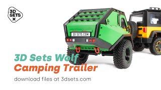 3D Sets Wolf – Camping Trailer: all features at a glance.