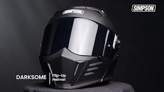 Simpson Darksome Flip-Up Helmet