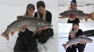 Ice Fishing Monster Splake & Cutthroat