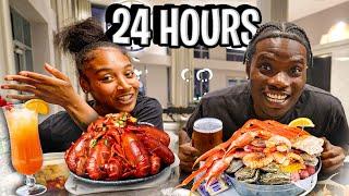 24 Hours With Kenzo B & Noticuz *Mukbang*