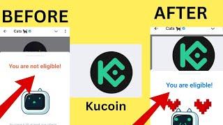 CATS AIRDROP: HOW TO CONNECT YOUR KUCOIN EXCHANGE TO CATS