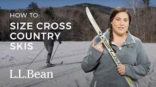 How To Size Cross Country Skis