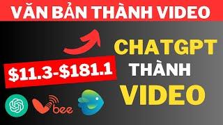 Cách Tạo AI Video TỰ ĐỘNG | Cách Chuyển Văn Bản thành Video AI Từ ChatGPT, Vbee và Invideo