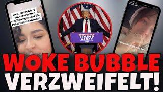 GEWONNEN! Donald Trump! OMG woke und linke BUBBLE sind entsetzt, verzweifelt und in TRAUER