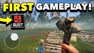 RUST MOBILE FIRST EVER GAMEPLAY! NEW MOBILE GAME! (BETA TEST)