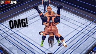 WWE 2K24 - Triple H vs Batista - No Holds Barred Match at WrestleMania