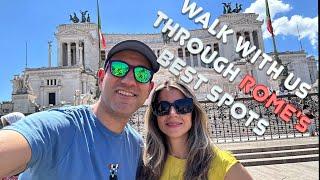 Exploring Rome's Iconic Sights: Piazza Venezia, Pantheon, Trevi Fountain, and More!