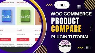 Free WooCommerce Product Comparison Plugin | WooCommerce Product Compare plugin