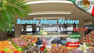 Buffet, Barcelo Maya Riviera, All Inclusive Resort, Riviera Maya, Mexico