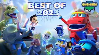 [GOGODINO] 2023 Top Episodes of The Year | Best of 2023️ | Dinosaur for Kids | Cartoon | Robot Toys