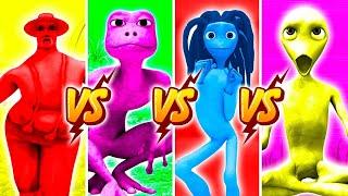 COLOR DANCE CHALLENGE DAME TU COSITA vs Patila vs El Taiger - Me Kemaste vs Gummy Bear Alien Green