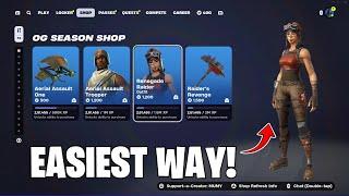 UNLOCK RENEGADE RAIDER FAST *NO TIMER* XP GLITCH MAP IN FORTNITE CHAPTER 6 SEASON 1! (UNLIMITED AFK)